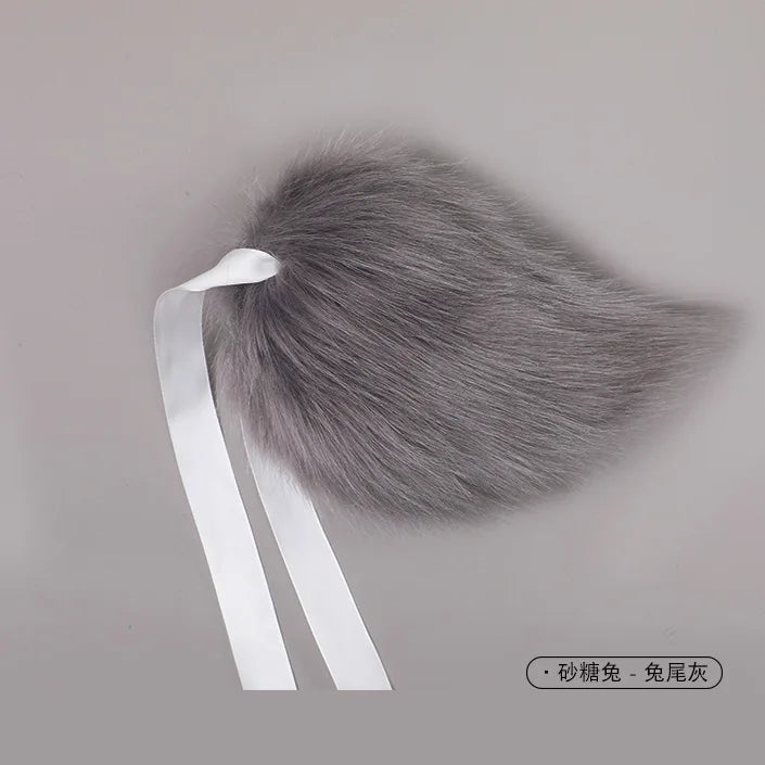 Set Orejas y Cola de Conejo de Peluche – Accesorio Therian para Cosplay