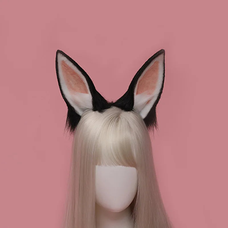 Set Orejas y Cola de Conejo de Peluche – Accesorio Therian para Cosplay