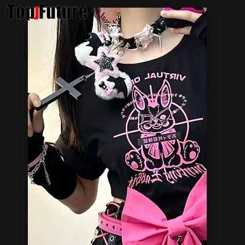 Choker Gótico con Pinchos y Alas – Collar Punk Y2K para Therian y Estilo Alternativo