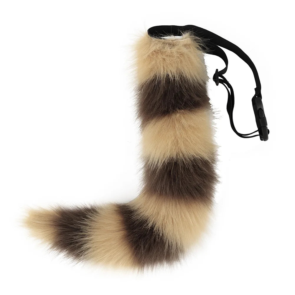 Cola de Gato / Zorro de Peluche – Accesorio Therian Realista
