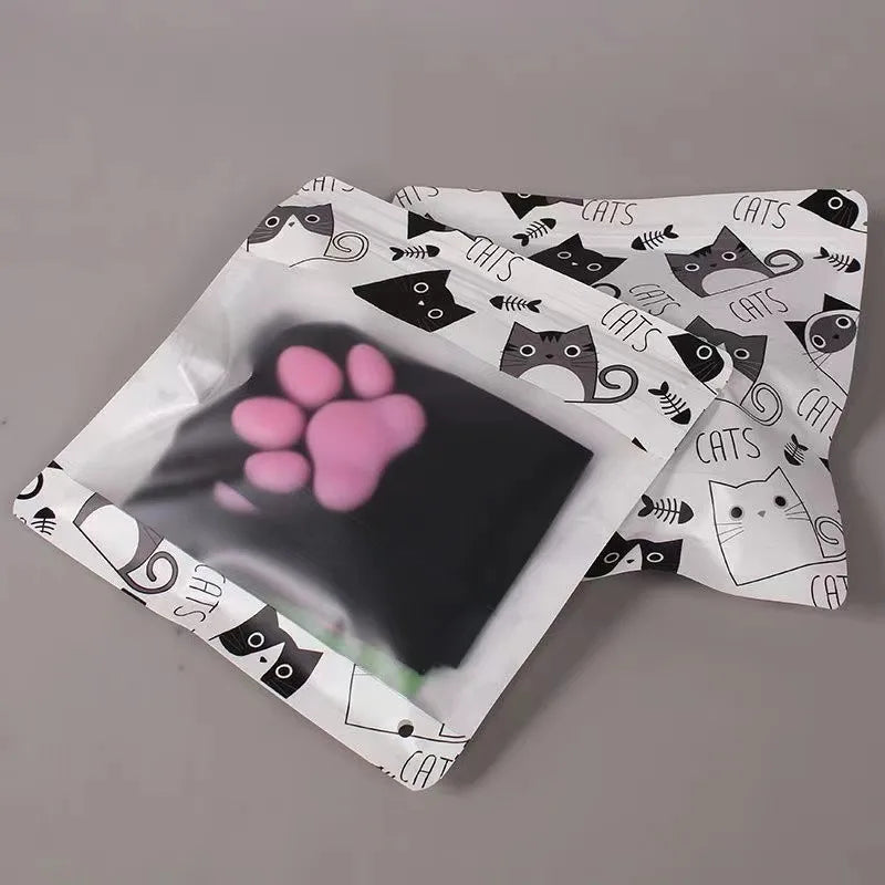 Medias Altas Pata de Gato 3D Rosa – Accesorio Therian y Cosplay Kawaii