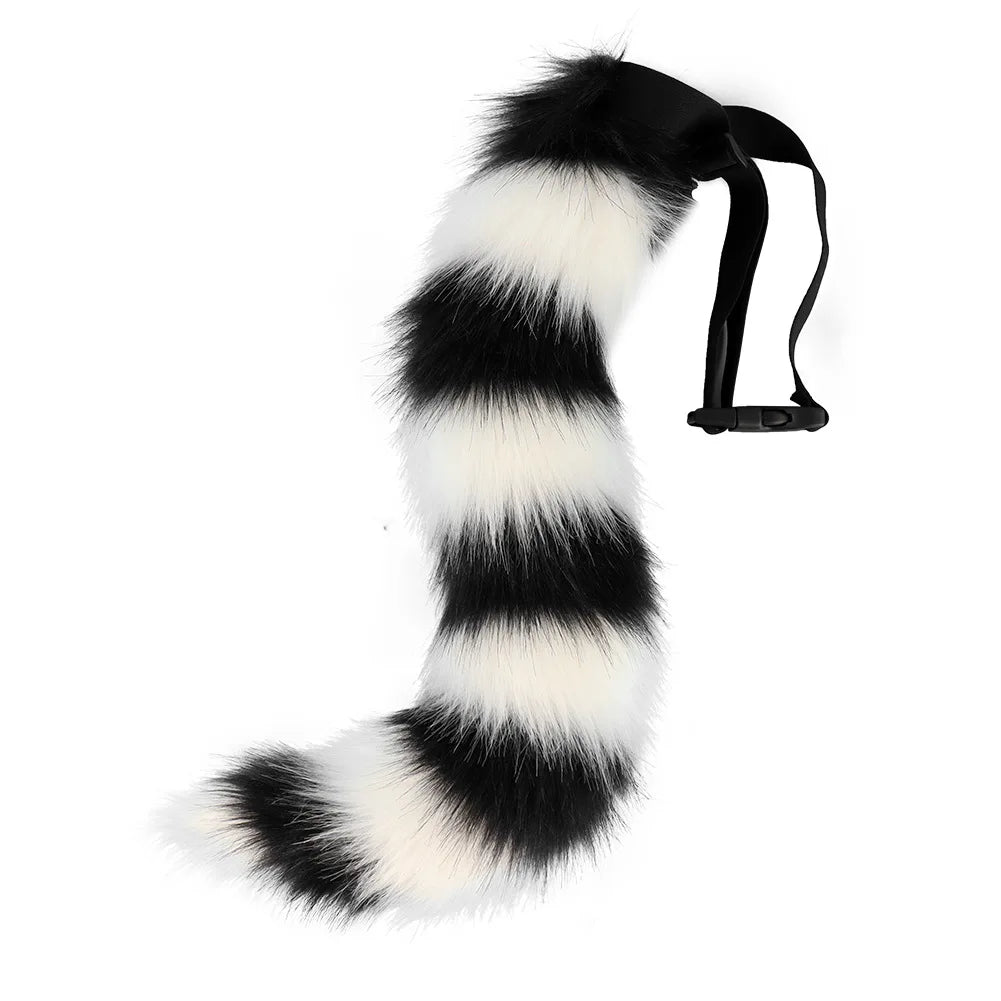 Cola de Gato / Zorro de Peluche – Accesorio Therian Realista